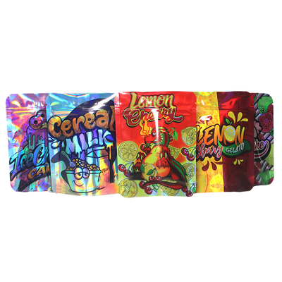 Tas Kemasan Plastik Holographic Dengan Ziplock