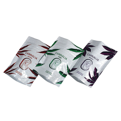 Custom Printed 3g 7g 14g 28g Mylar Zip Lock Bags Stand Up Untuk Pengemasan Bunga Yang Bisa Dimakan