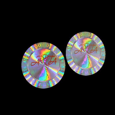 Lembar Label Anti Palsu Khusus Kode QR Aman Kemasan Kosong Hologram Sticker