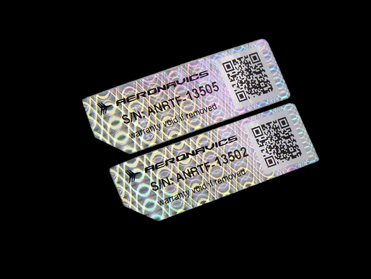 Kode Qr Berbentuk Unik Hologram Sticker Label Holographic Sticker