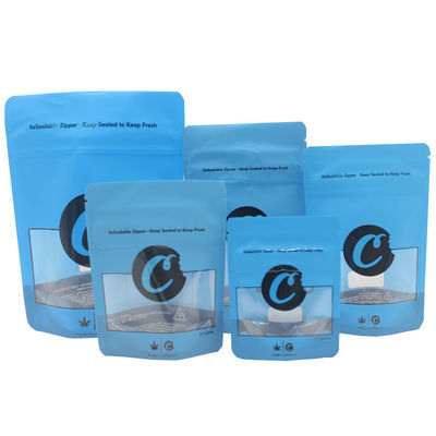 OEM Matte Body Scrub Pouch Mylar ziplockk 3.5g Kantong Kemasan