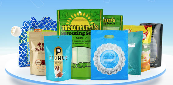 OEM Retort Bag Packaging Zipper Top Stand Up Ziplockk Bags FDA
