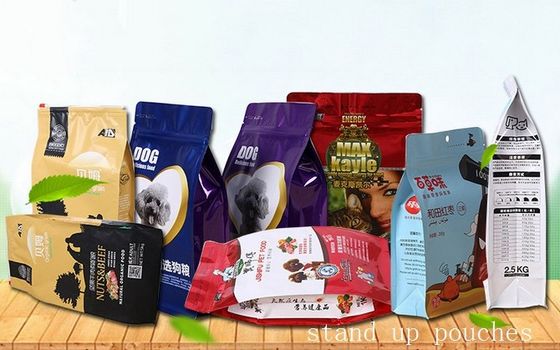 Plastik Stand Up Zipper Bags Proof Kelembaban Untuk Kemasan Makanan