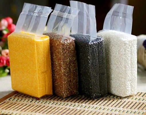 FDA melihat melalui 150 mikron transparan Stand Up Kantong Dengan Zipper
