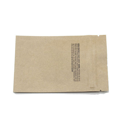 Kantong Kertas Kraft Berdiri Zipper Kantong Kertas Kraft Waterproof Zipper Disegel Bisa Ditutup Kembali