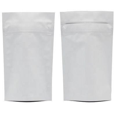 Biodegradable Stand Up Bag Food Grade Packing Bag Kraft Paper Bag untuk Makanan ringan 55g 100g 500g