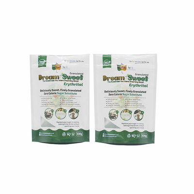 9 Warna Food Grade Gummy Biodegradable Stand Up Bags Dengan Zipper