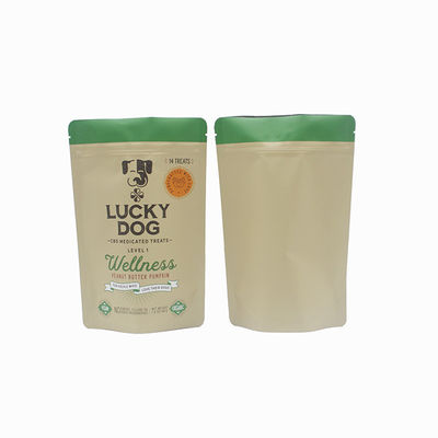 Gravure Print Biodegradable Stand Up Bags Daur Ulang Zipper Top