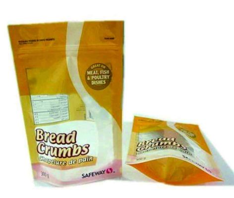 Mylar Lihat Melalui Kantong 250g Plastik Stand Up Kantong Dengan ziplock