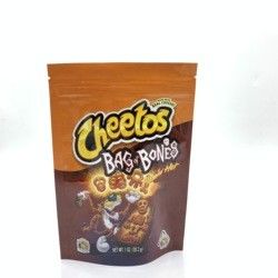 Kripik Kemasan anti bau kantong Mylar Pisang Kentang Bagian kering foil berdiri kantong ritsleting