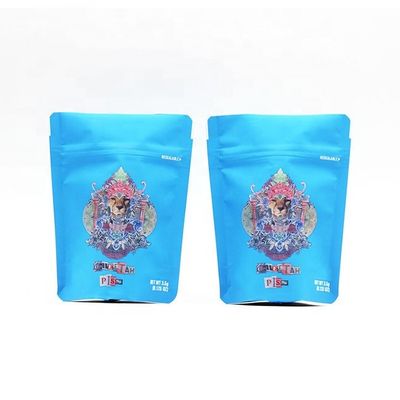 Berdiri Soft Touch Mylar Bag Kelembaban Proof ziplockk Aluminium Foil Bag