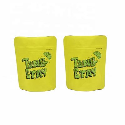 Custom KEKUS California Soft Touch Mylar Tas 3,5g Biodegradable 8 sisi Segel Tas