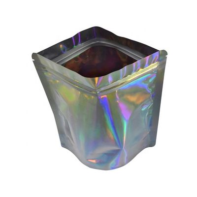 500mg Holographic Sealing Foil Bags Doypack Heat Sealable Foil Bags