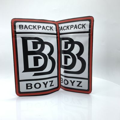 Custom Printed Mylay Baju ransel anti bau anak laki-laki Double Zipper Plastik Proof Anak tahan Weed Packing Bags