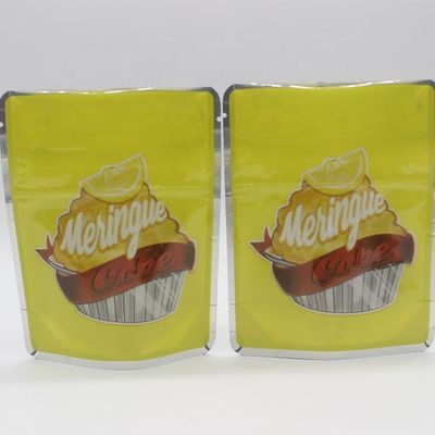Satu Pound Mylar Aluminium Foil Bags VMPET Cetak Flat Bottom Bag Cetak GMP
