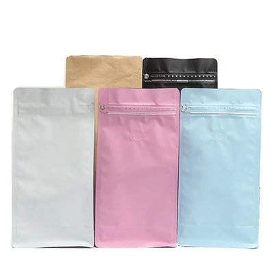 Kantong Kopi Bersegel Katup Berulang Penggunaan Kantong Stand Up Mylar 8 Pencetakan Warna
