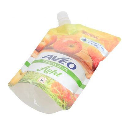 Mylar Liquid Spout Pouch 100ml Kantong Deterjen Laundry SGS