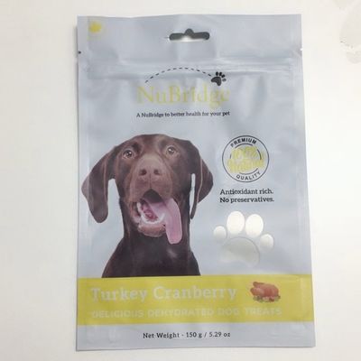 0.5oz Digitally Printed Stand Up Bags Gravure Print Dog Treat Packaging