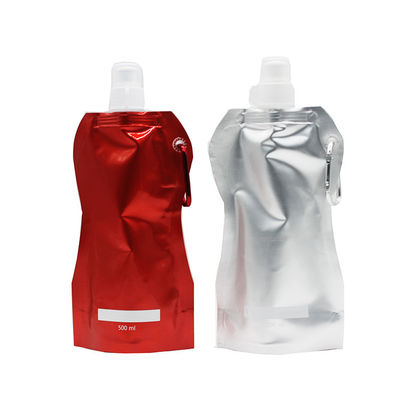 Custom Liquid Packaging Plastic Spout Bags Juice Drink Stand Up Bag dengan Nozzle