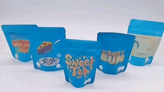 Child Proof Zip Lock Aluminium Foil Bag Self Sealing Bau Proof Mylar Bag