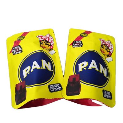 Anti Korosi ziplockk Resealeable Stand Up Pouch Bags CMYK Cetak