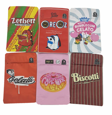 Childproof Soft Touch Mylar Bag 16oz Gravure Print Stand Up Retort Bag