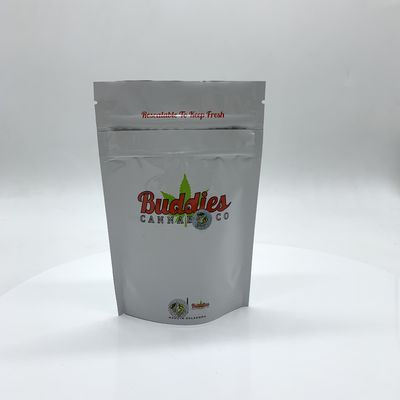 4x5 Inci Matte Putih Stand Up Kantong 12C Daur Ulang Retort Kantong