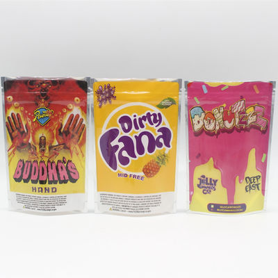 ISO9001 kantong makanan yang dapat ditutup kembali Soft Touch Mylar ziplockk Stand Up Bags