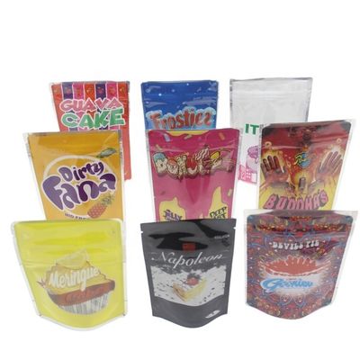 CMYK Cetak Flat Bottom Stand Up Bag