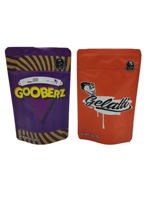 Digital Print Aluminium Foil Ziplockk Bag Stand Up Food Smell Proof Zipper Mylar Bags