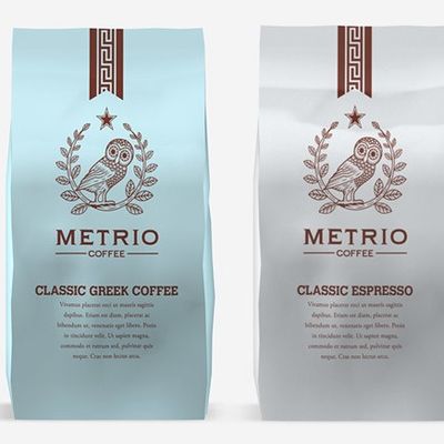 Kraft Stand Up Bags Waterproof CMYK 250g Tas Kopi