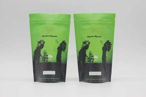 Aroma Proof THC CBD Mylar Zipper Bag 1 Gram 14g MOPP VMPET