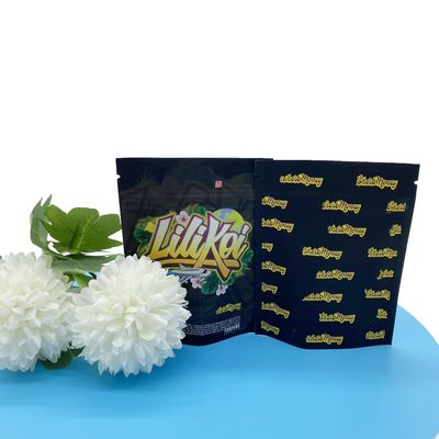 VMPET CR Zipper Soft Touch Mylar Bag 3.5g Untuk Bunga Rumput