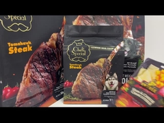 plastic mylar pet food packaging stand-up pouch bags for dog treats